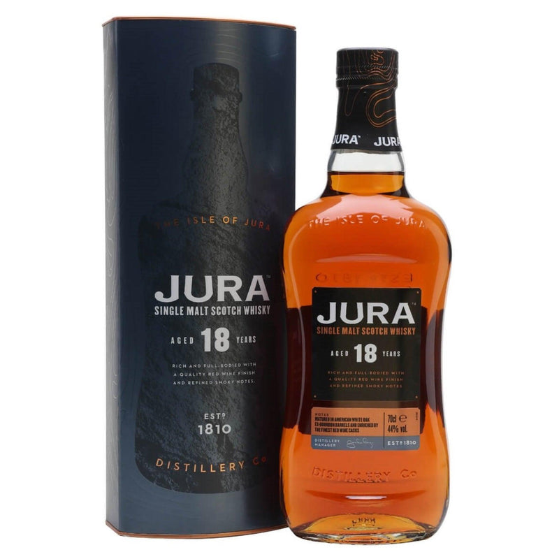 JURA 18 Year Old Single Malt Scotch Whisky 70cl 44%