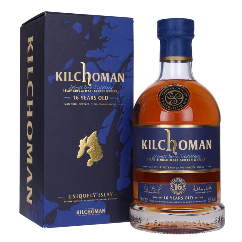 KILCHOMAN 16 Year Old Limited Edition Single Malt Scotch Whisky 70cl 50%