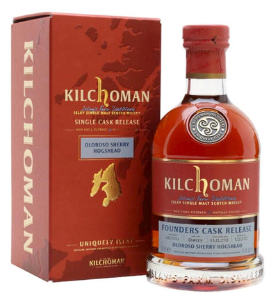 KILCHOMAN Founders Cask Release 2021 Islay Single Malt Scotch Whisky 70cl 54.4%
