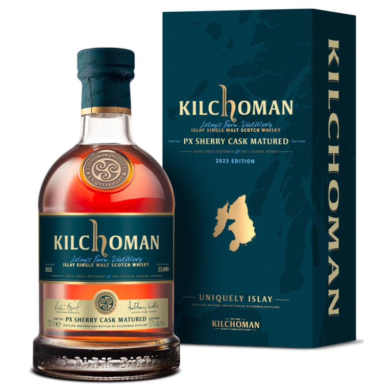 KILCHOMAN PX Sherry Cask Matured 2023 Edition Single Malt Scotch Whisky 70cl 50%