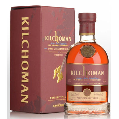 KILCHOMAN Port Cask 2018 Release Islay Single Malt Whisky 70cl 50%