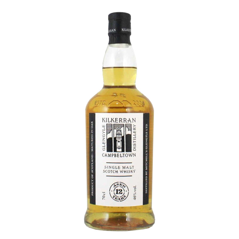 KILKERRAN 12 Year Old Campbeltown Single Malt Scotch Whisky 70cl 46%