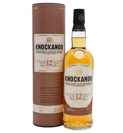 KNOCKANDO 12 Year Old Speyside Single Malt Scotch Whisky 70cl 40%