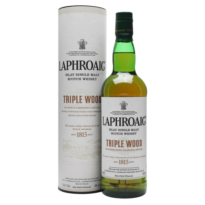 LAPHROAIG Triple Wood Islay Single Malt Scotch Whisky 70cl 48%