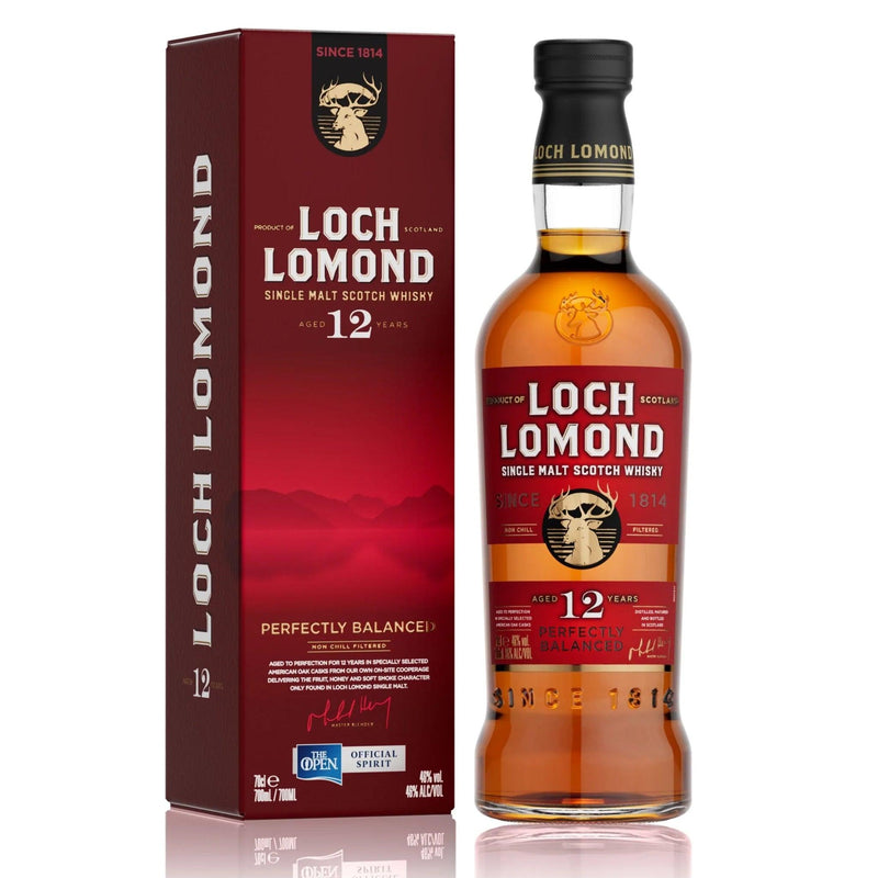 LOCH LOMOND 12 Year Old Highland Single Malt Scotch Whisky 70cl 46% - highlandwhiskyshop