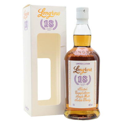 LONGROW 18 Year Old Peated Campbeltown Single Malt Scotch Whisky 70cl 46%