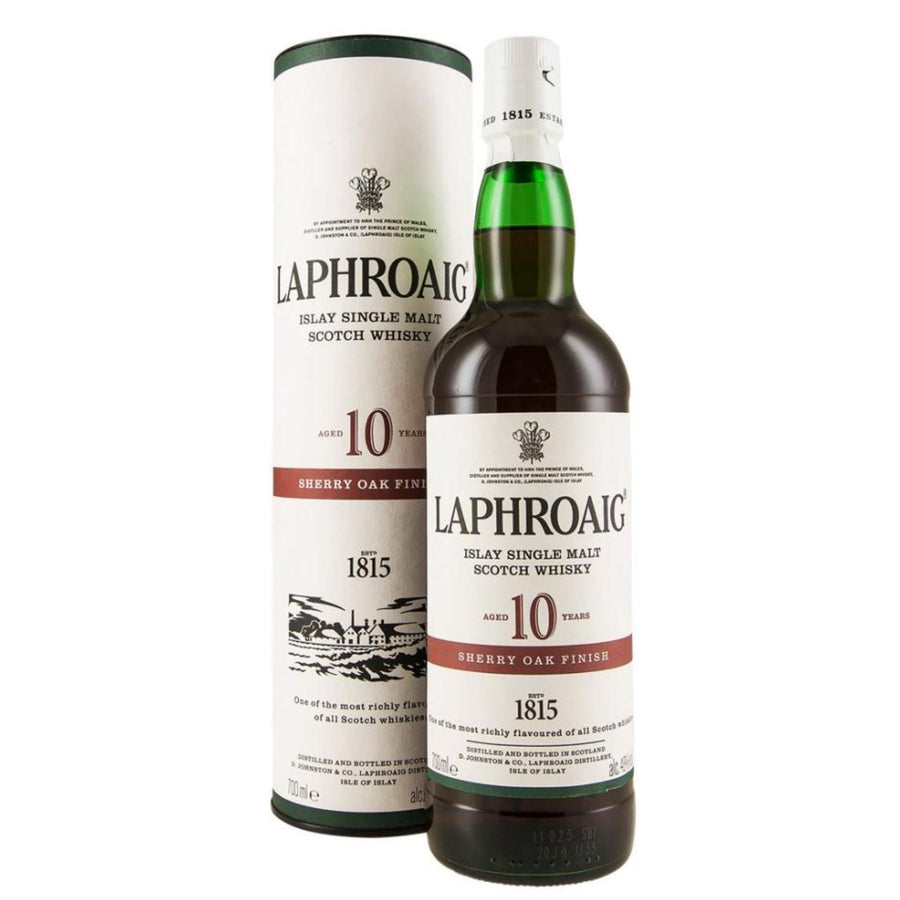 LAPHROAIG 10 Year Old Sherry Oak Finish Islay Single Malt Scotch Whisky 70cl 48%