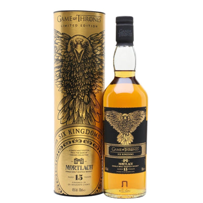 MORTLACH 15 Year Old Game of Thrones 'Six Kingdoms' Speyside Single Malt Scotch Whisky 70cl 46%