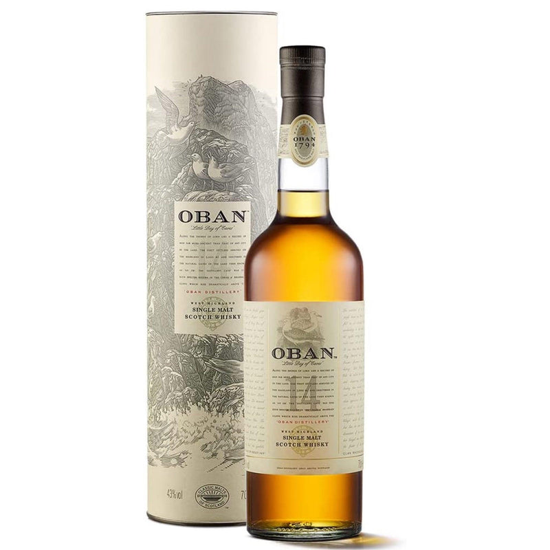 OBAN 14 Year Old Highland Single Malt Scotch Whisky 70cl 43%