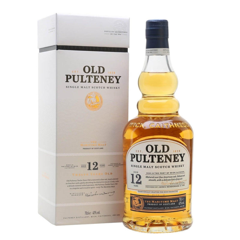 OLD PULTENEY 12 Year Old Highland Single Malt Scotch Whisky 70cl 40%