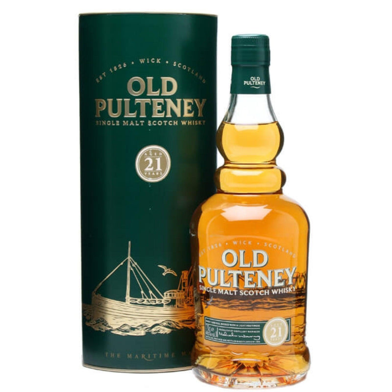 OLD PULTENEY 21 Year Old Highland Single Malt Scotch Whisky 70cl 46%