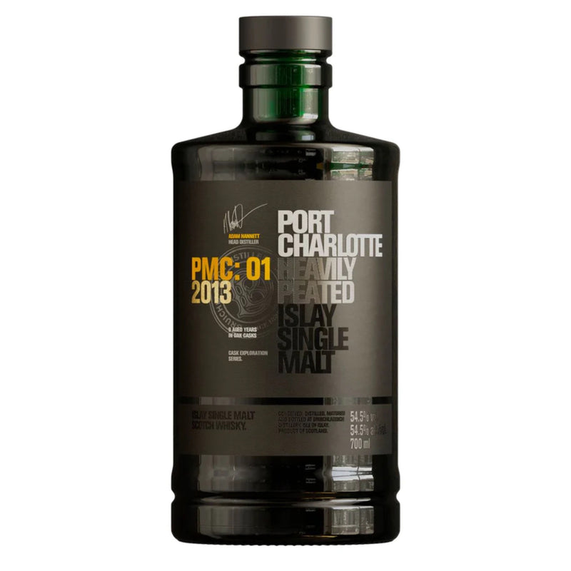 PORT CHARLOTTE PMC:01 2013 Islay Single Malt Scotch Whisky 70cl 54.5%