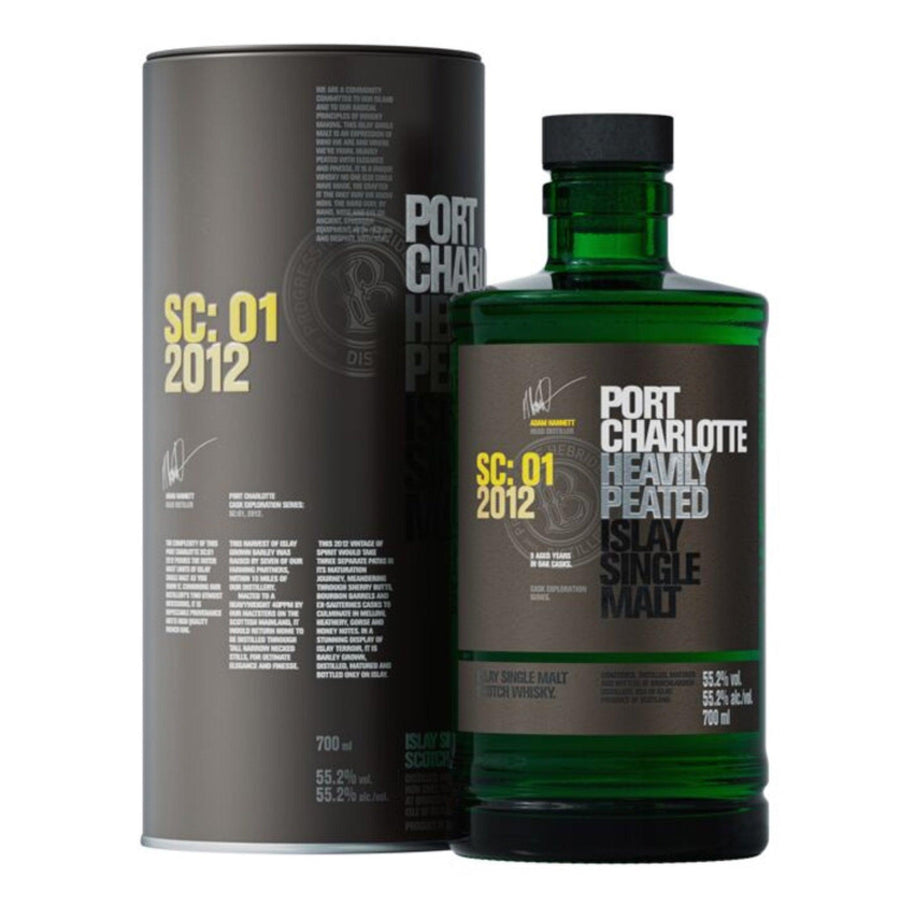 PORT CHARLOTTE SC:01 2012 Islay Single Malt Scotch Whisky 70cl 55.2%