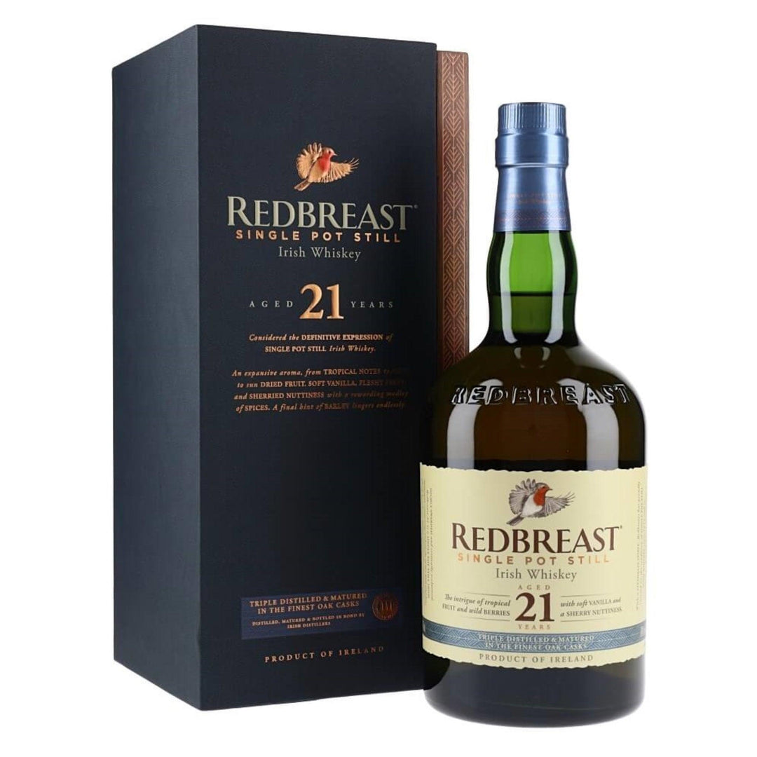 REDBREAST Single Pot Still 21 Year Old Irish Whiskey 70cl 46%