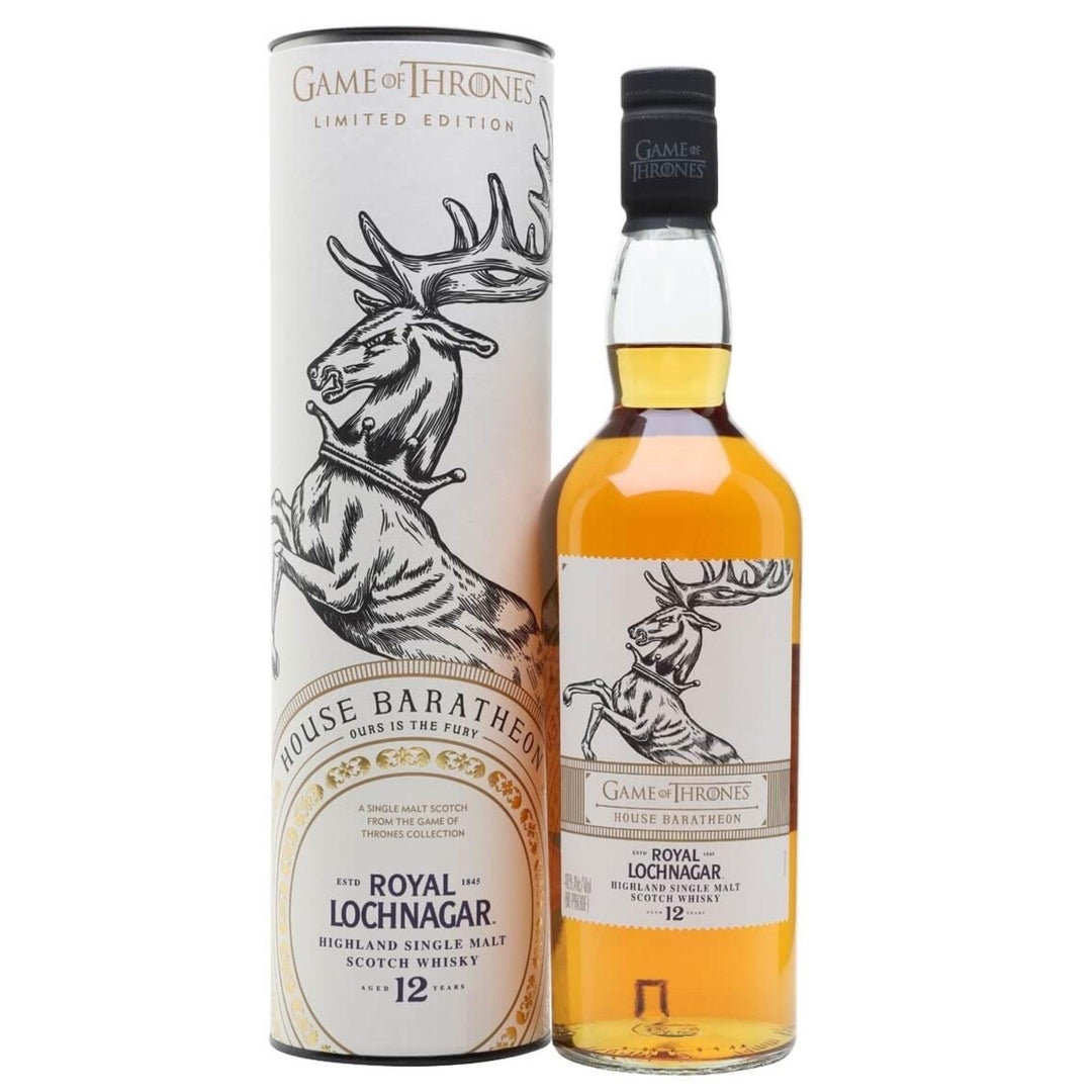 ROYAL LOCHNAGAR 12 Year Old Game of Thrones 'House Baratheon' Speyside Single Malt Scotch Whisky 70cl 40%