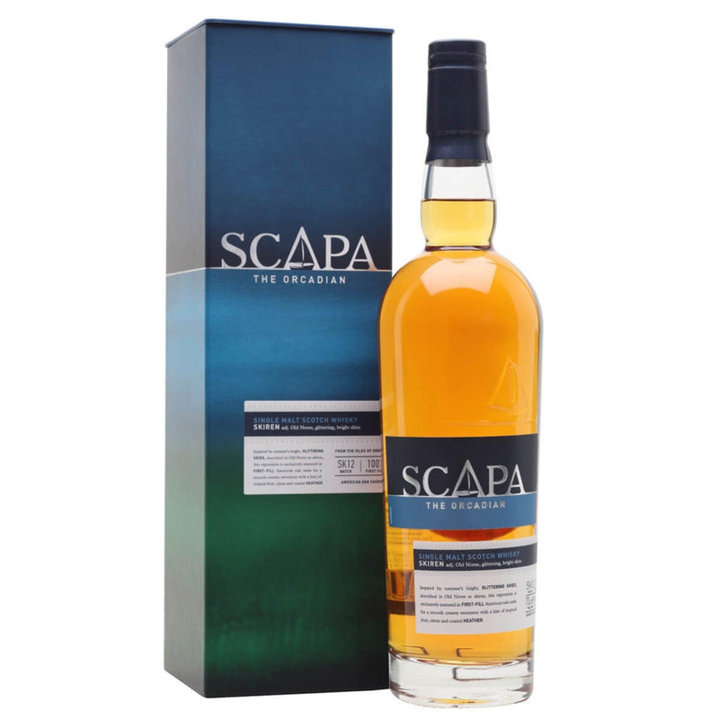 SCAPA Skiren Single Malt Scotch Whisky 70cl 40% The Orcadian Orkney Highlands Scotland