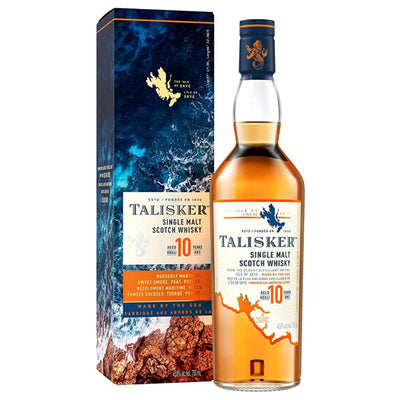 TALISKER 10 Year Old Single Malt Scotch Whisky 70cl 45.8%