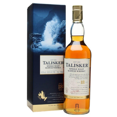 TALISKER 18 Year Old Single Malt Scotch Whisky 70cl 45.8%