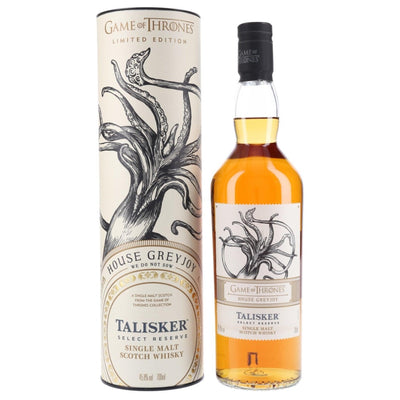TALISKER Game of Thrones 'House Greyjoy' Single Malt Scotch Whisky 70cl 45.8%