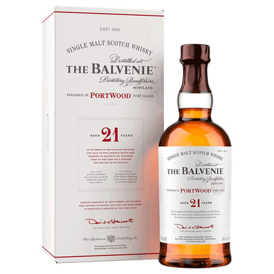 THE BALVENIE Portwood 21 Year Old Speyside Single Malt Scotch Whisky 70cl 40%