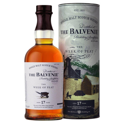 THE BALVENIE Stories The Week of Peat 17 Year Old Speyside Single Malt Scotch Whisky 70cl 49.4%