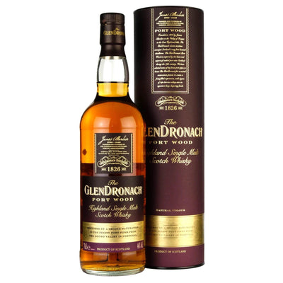THE GLENDRONACH Port Wood Highland Single Malt Scotch Whisky 70cl 48%