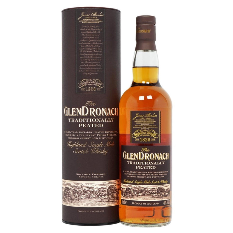 THE GLENDRONACH Traditionally Peated Highland Single Malt Scotch Whisky 70cl 48%