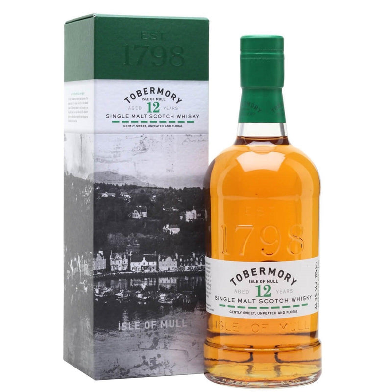 TOBERMORY 12 Year Old Single Malt Scotch Whisky 70cl 46.3%
