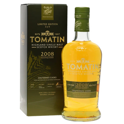 TOMATIN French Collection Sauternes Edition Highland Single Malt Scotch Whisky 70cl 48%