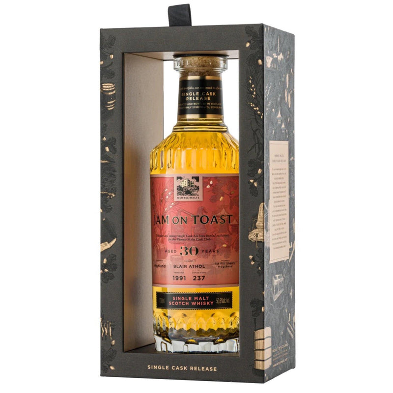 WEMYSS MALTS Jam on Toast 30 Year Old Blair Athol Highland Single Malt Scotch Whisky 70cl 50.6%