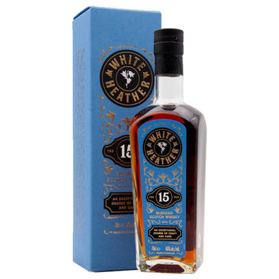 WHITE HEATHER 15 Year Old Blended Scotch Whisky 70cl 46%