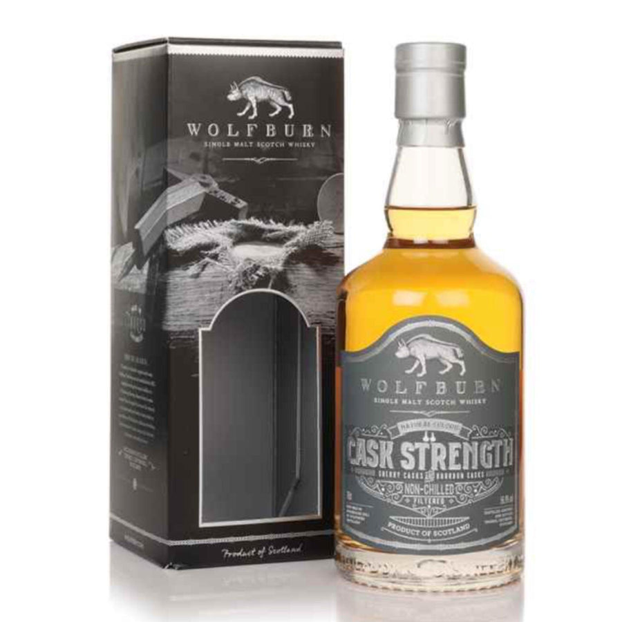 WOLFBURN Cask Strength 2023 Limited Release Highland Single Malt Scotch Whisky 70cl 56.9%