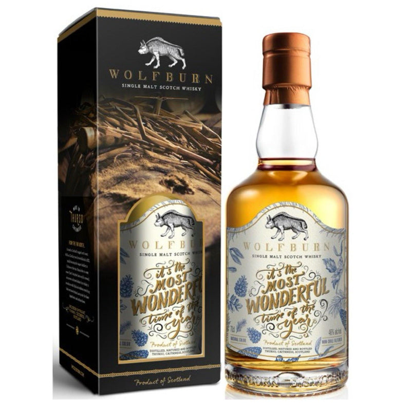 WOLFBURN Christmas 2023 Limited Edition Highland Single Malt Scotch Whisky 70cl 46%