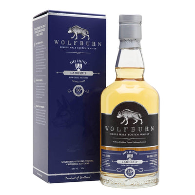 WOLFBURN Langskip Highland Single Malt Scotch Whisky 70cl 58%