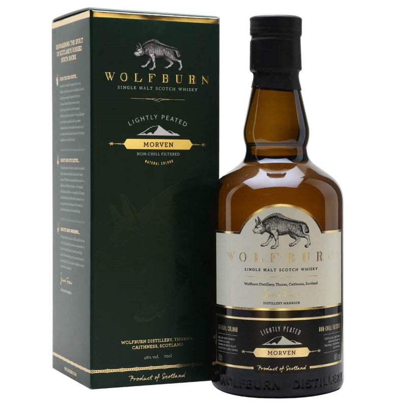 WOLFBURN Morven Highland Single Malt Scotch Whisky 70cl 46%