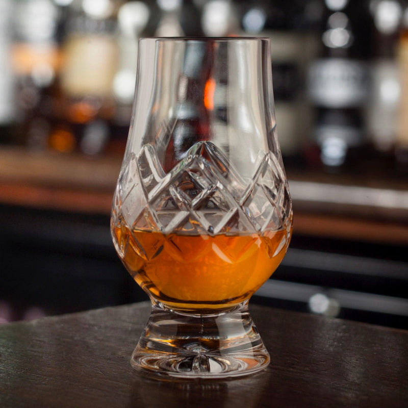 Glencairn Crystal Cut Whisky Glass in Premium Gift Carton