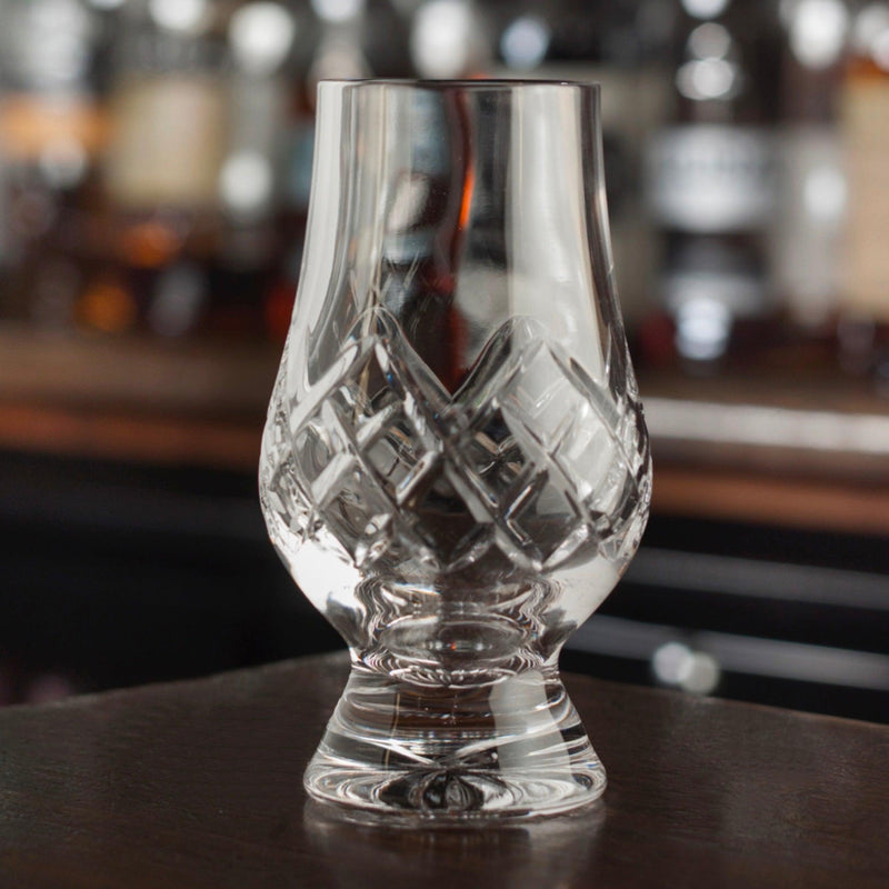 Glencairn Crystal Cut Whisky Glass in Travel Box (Set of 2)