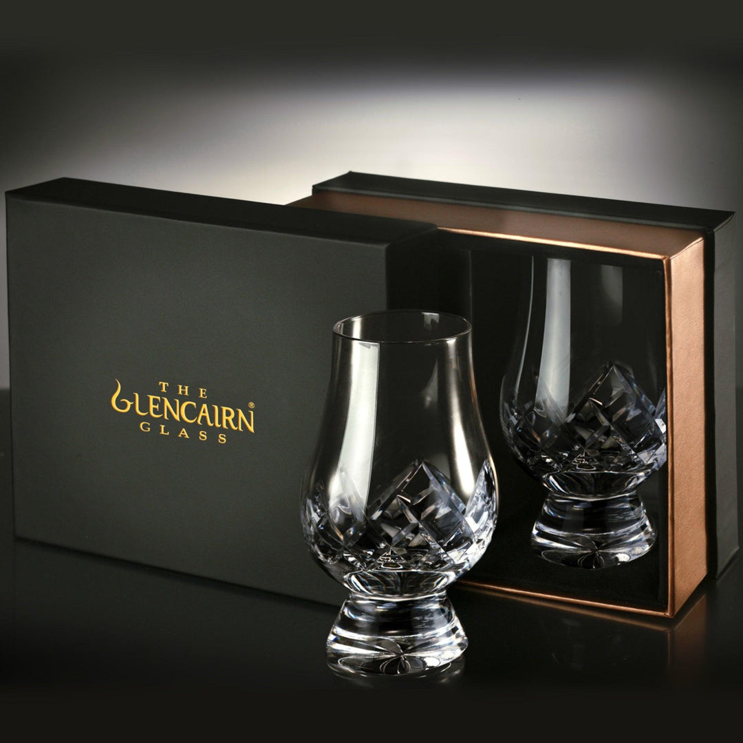 Glencairn Crystal Cut Whisky Glass in Presentation Box (Set of 2)