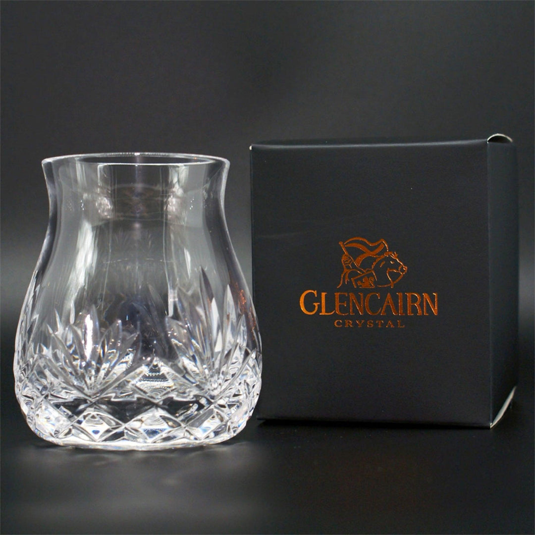 Glencairn Mixer Crystal Cut Whisky Glass in Premium Gift Carton