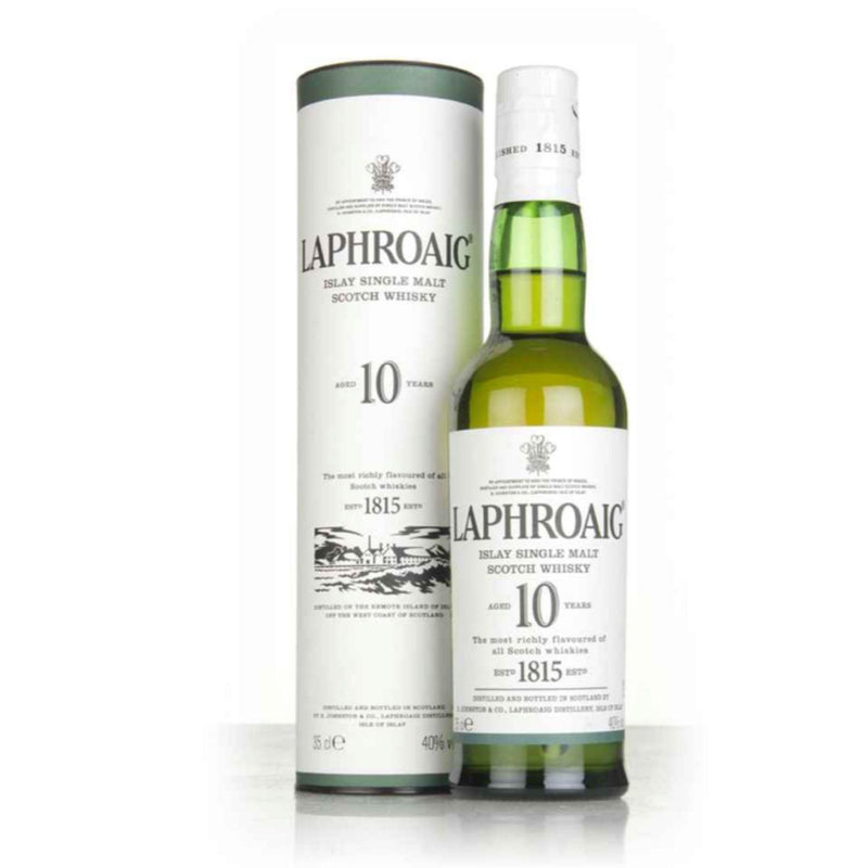 LAPHROAIG 10 Year Old Islay Single Malt Scotch Whisky 35cl 40%