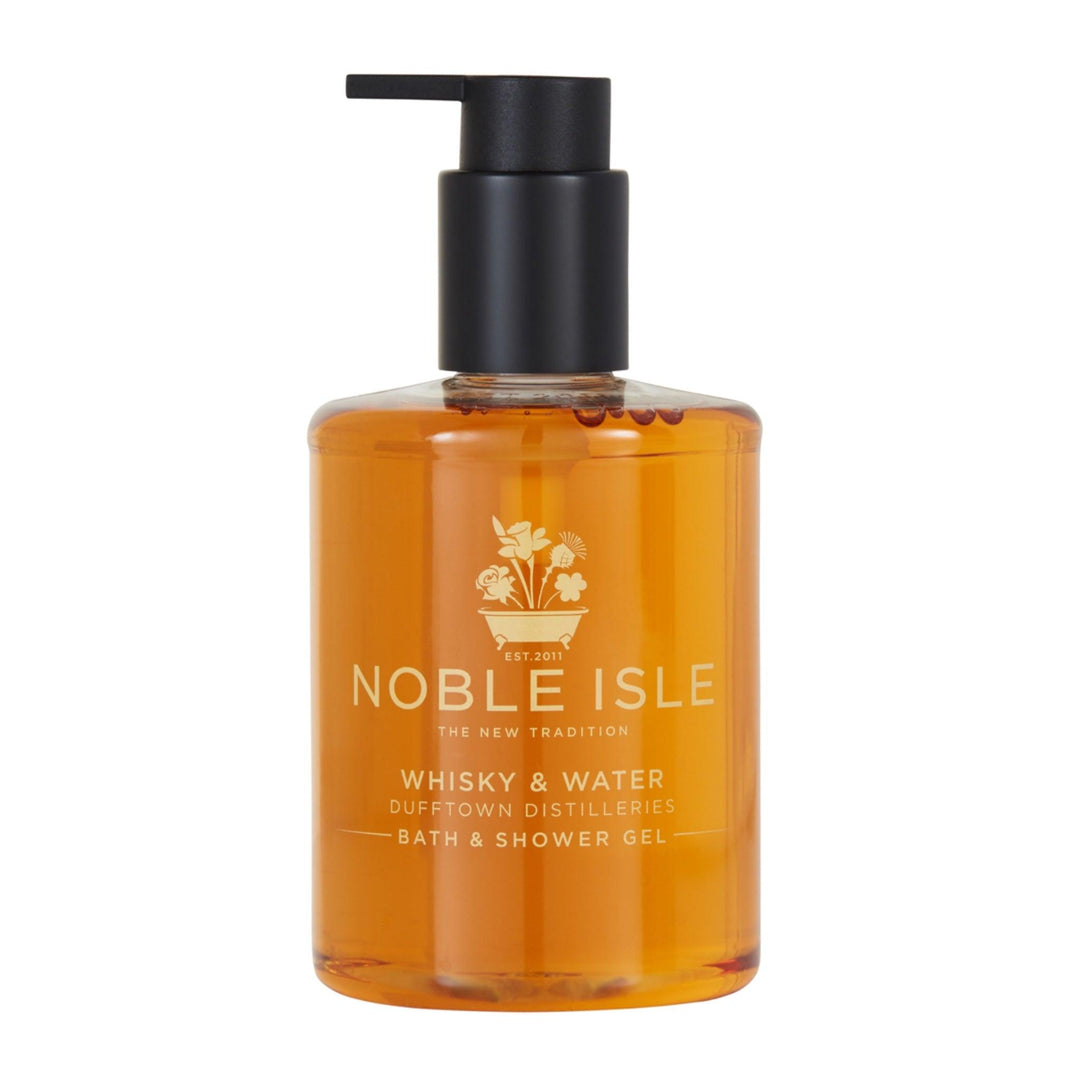 Noble Isle Whisky & Water Luxury Hand Wash - Hand Lotion - Bath & Shower Gel (Set of 3) - Dufftown Distilleries in Premium Gift Box