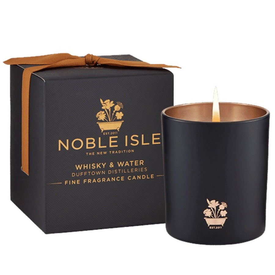 Noble Isle Whisky & Water Single Wick Candle - Dufftown Distilleries