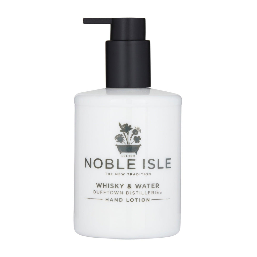 Noble Isle Whisky & Water Luxury Hand Wash - Hand Lotion - Bath & Shower Gel (Set of 3) - Dufftown Distilleries in Premium Gift Box